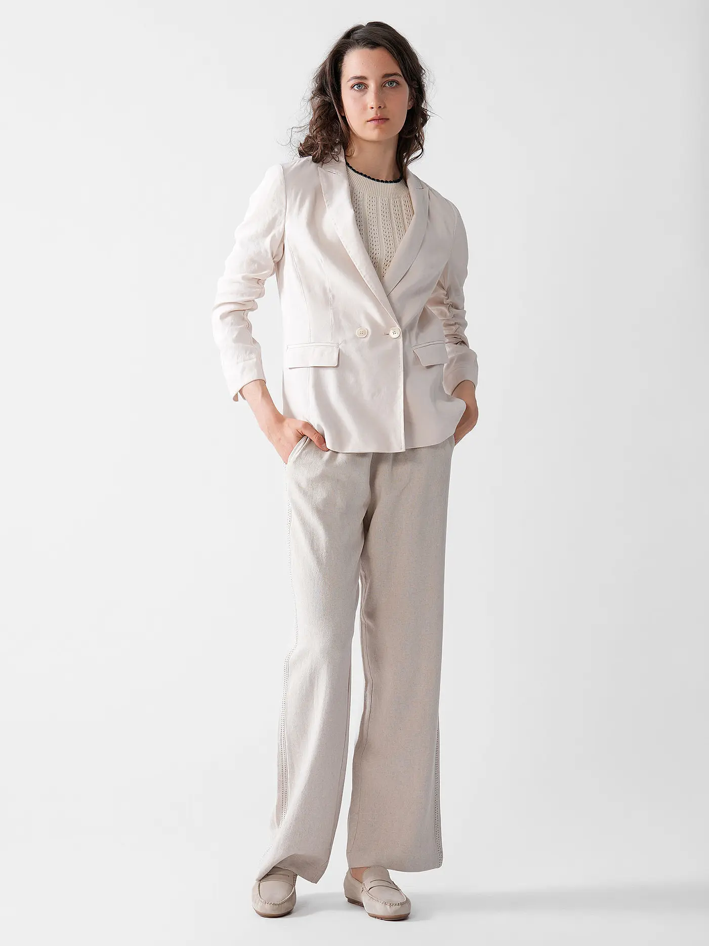 MARC CAIN | Blazer | creme